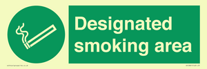 Designated smoking area